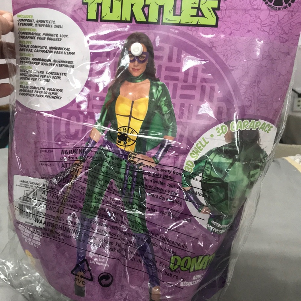 Womens Donatello costume all accessories included